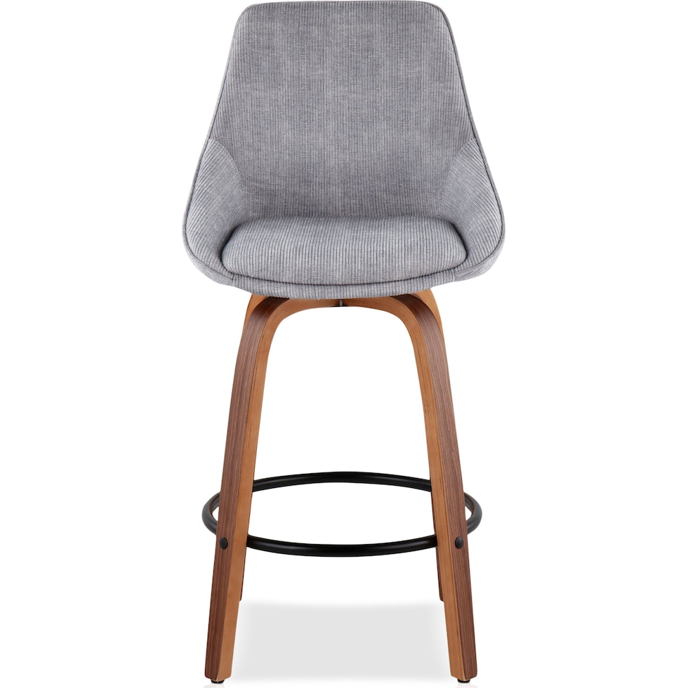 fraser gray counter height stool   