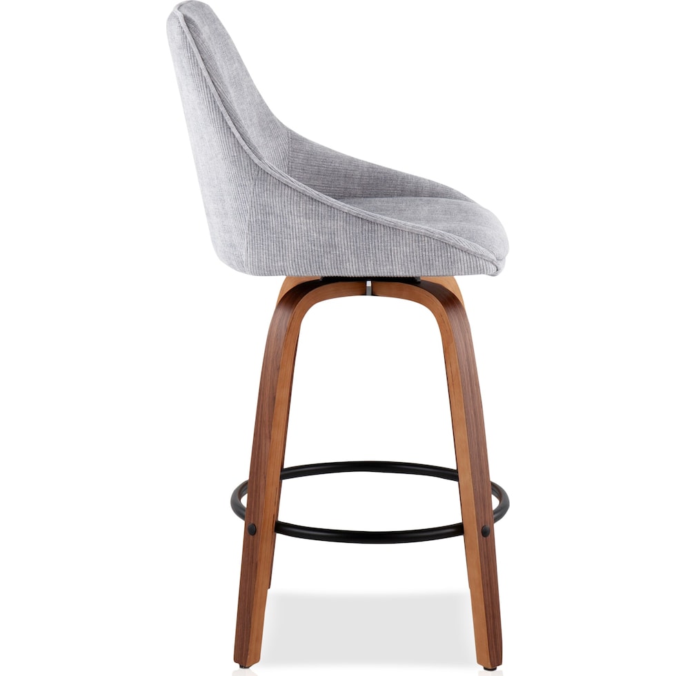 fraser gray counter height stool   