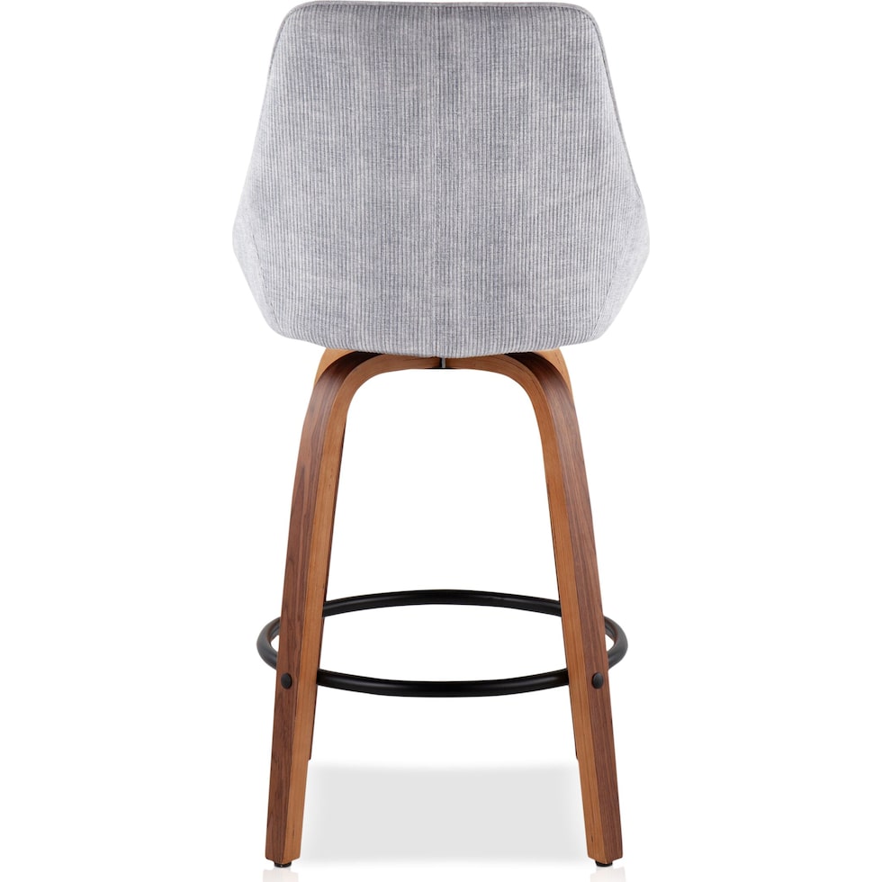 fraser gray counter height stool   