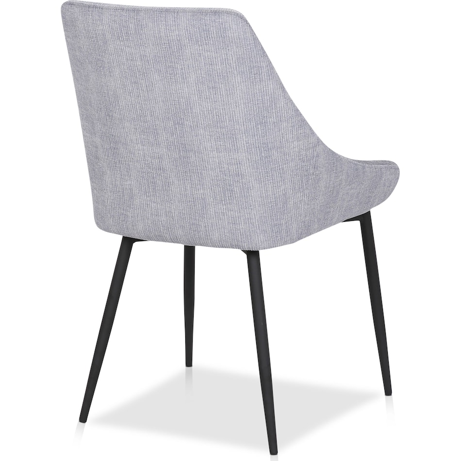 fraser gray dining chair   