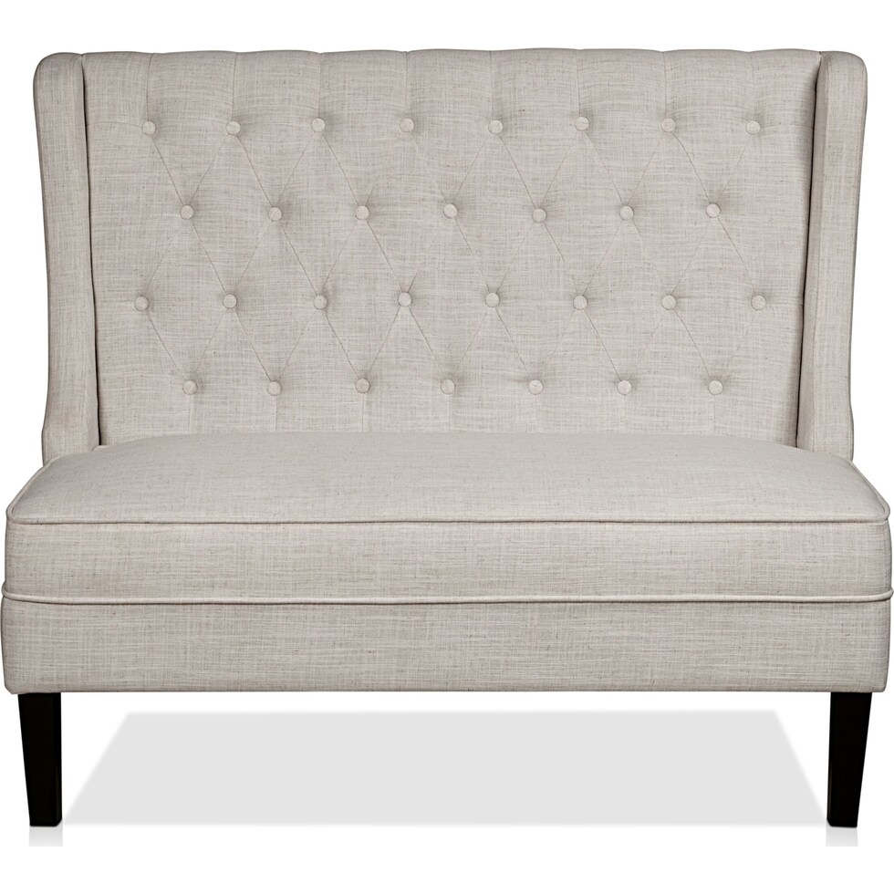 freddie beige entryway bench   
