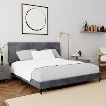 freddie gray king upholstered bed   