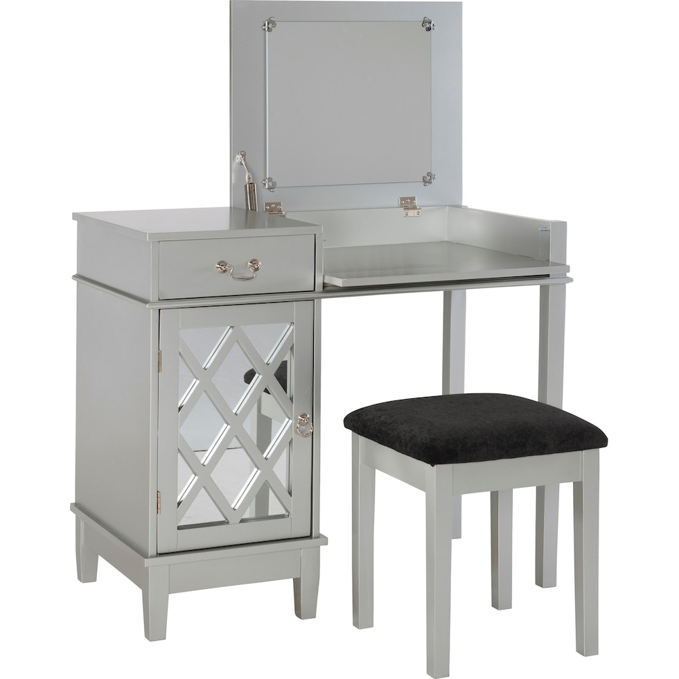 frederica silver vanity   