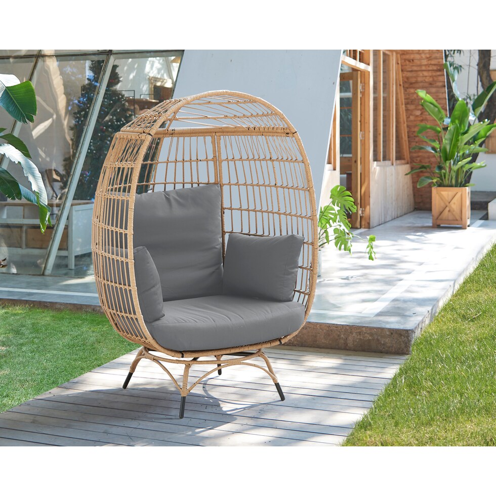 fresno chairs tan gray outdoor chair   