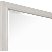 fresno white dresser and mirror   