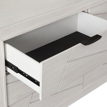 fresno white dresser and mirror   