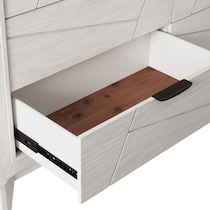 fresno white dresser and mirror   