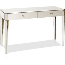 freya mirrored desk   