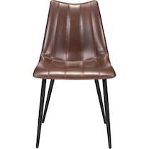 freyja dark brown dining chair   