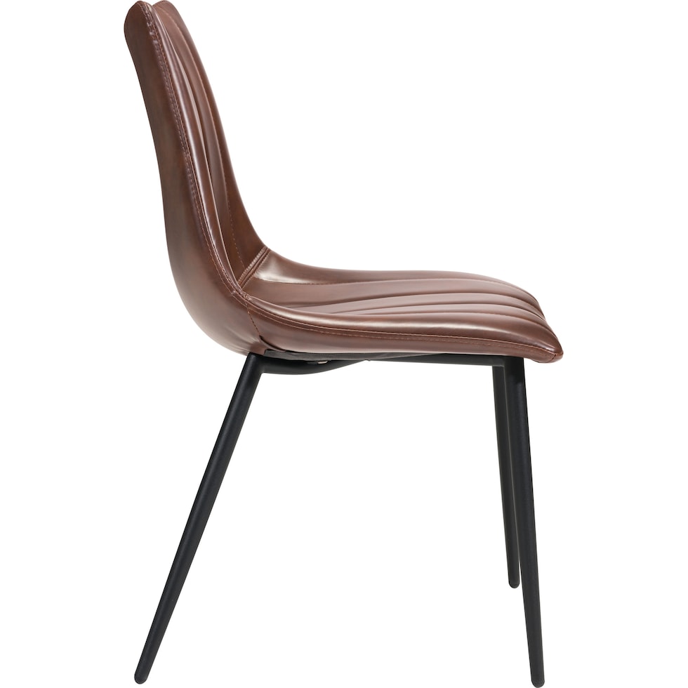 freyja dark brown dining chair   