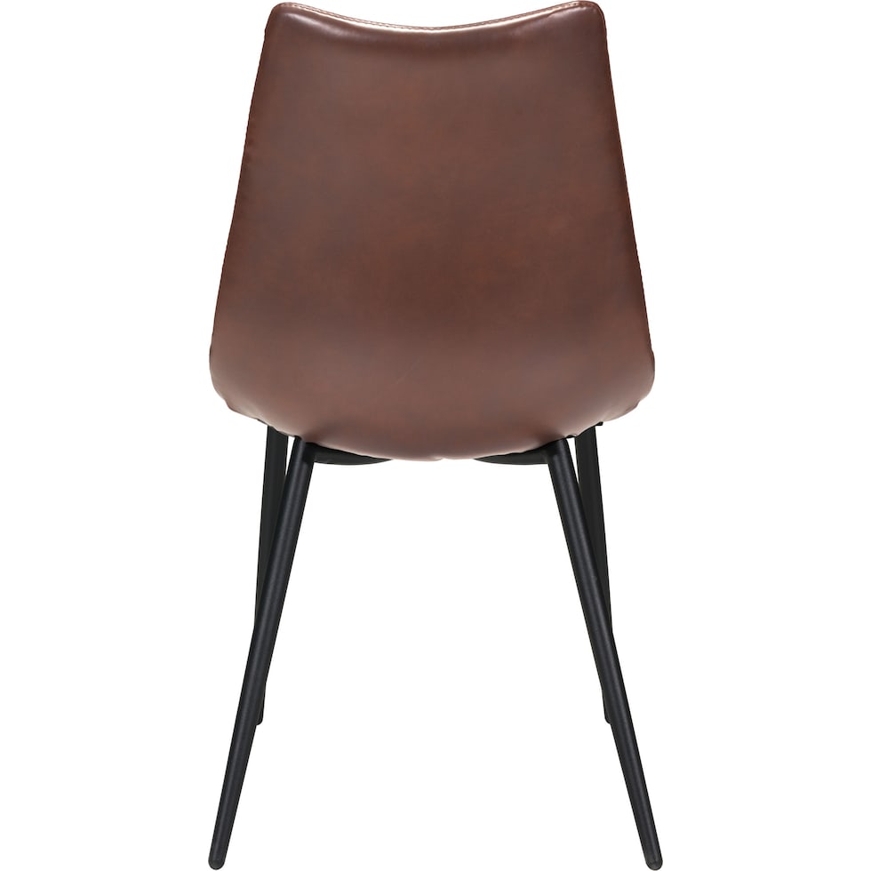 freyja dark brown dining chair   