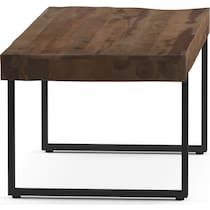 frisco dark brown dining table   