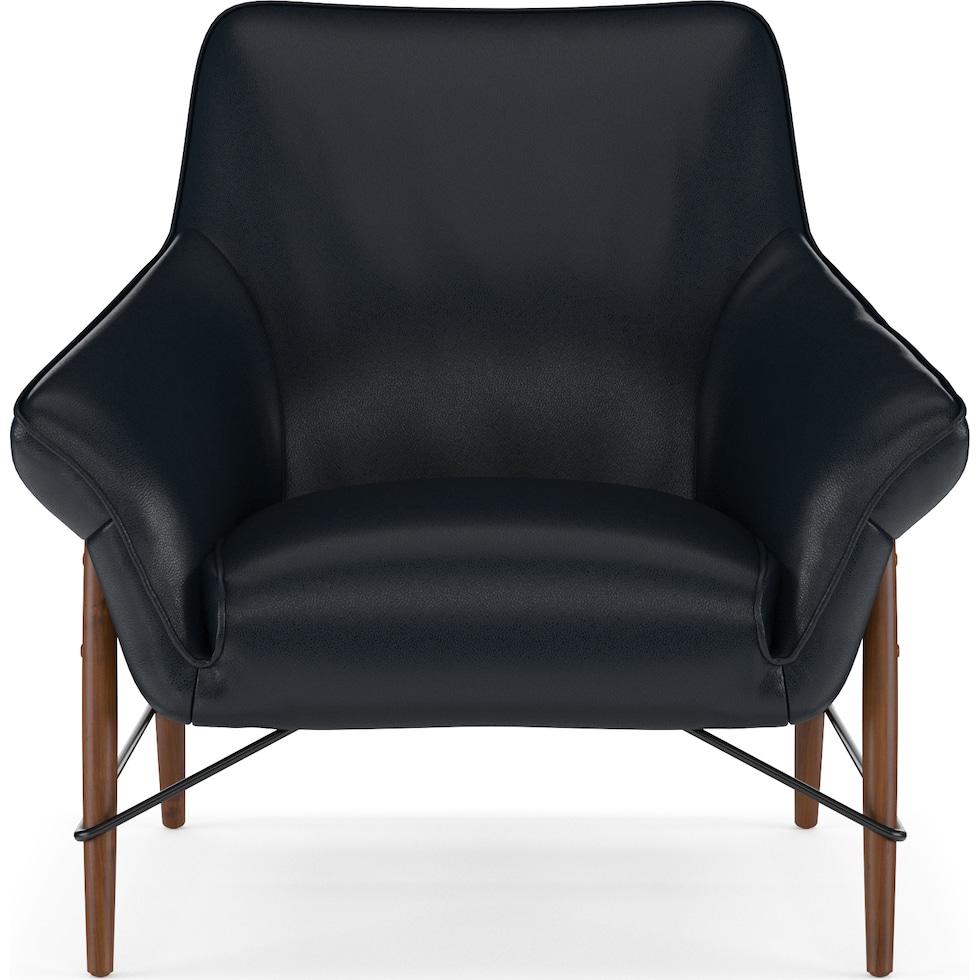 fritz black accent chair   