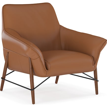 Fritz Accent Chair - Saddle