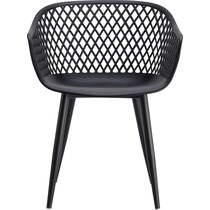 frontier black outdoor chair set   