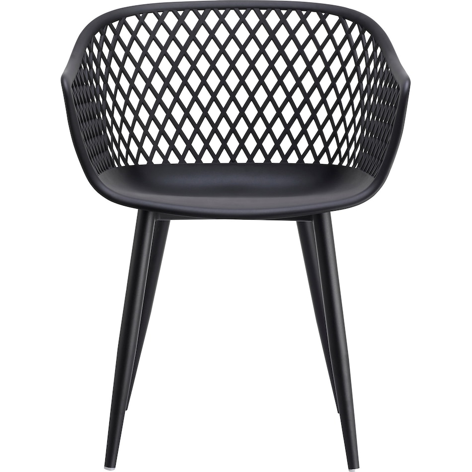 frontier black outdoor chair set   