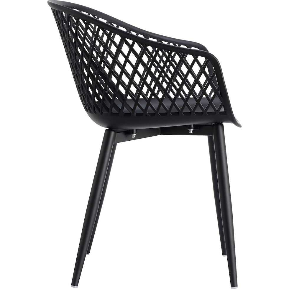frontier black outdoor chair set   