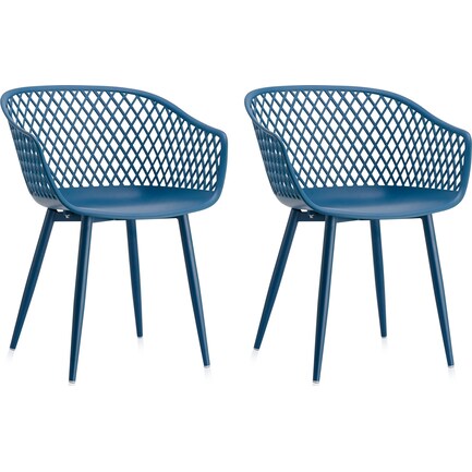 Frontier Outdoor Set of 2 Chairs - Blue