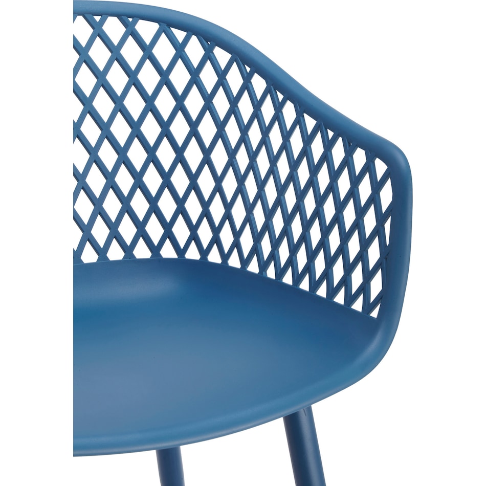 frontier blue outdoor chair set   