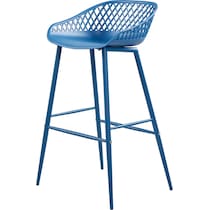 frontier blue outdoor stool   