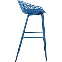 frontier blue outdoor stool   