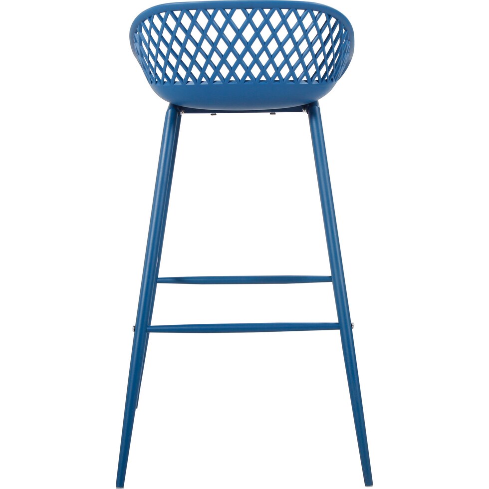 frontier blue outdoor stool   