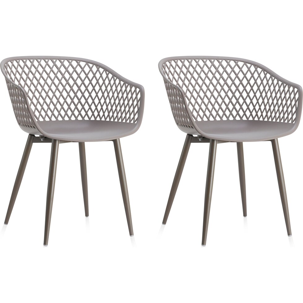 frontier gray outdoor chair set   