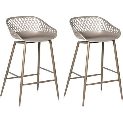 Frontier Outdoor Set of 2 Counter-Height Stools