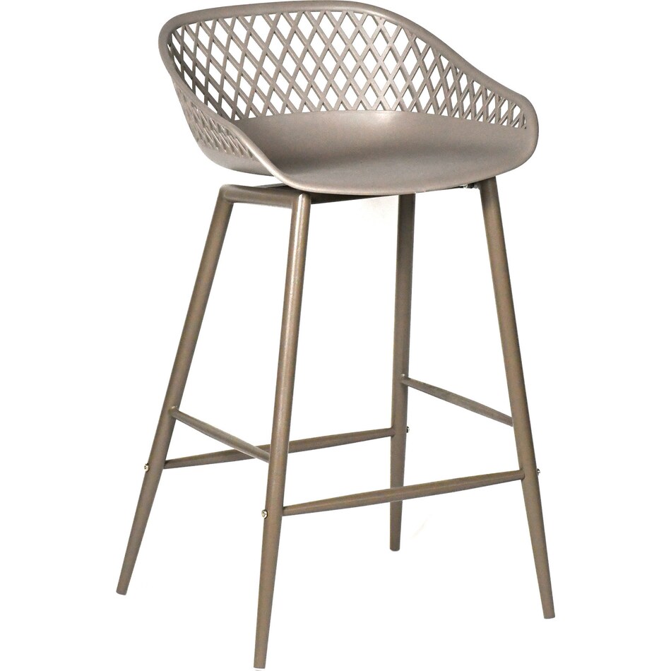 frontier gray outdoor stool   