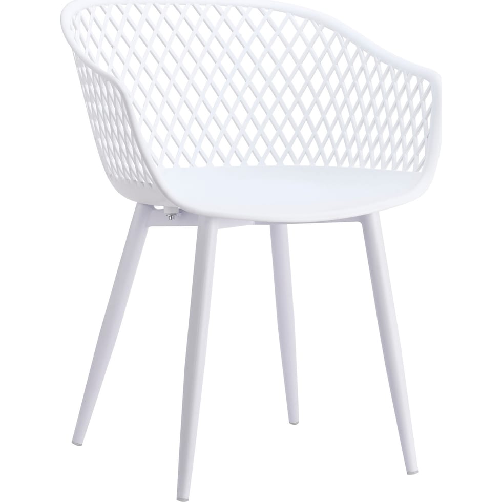 frontier white outdoor chair set   