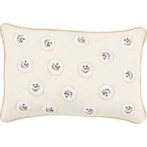 frosty natural accent pillow   