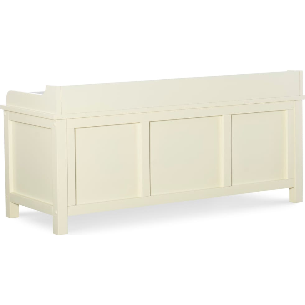 fullerton white bench   