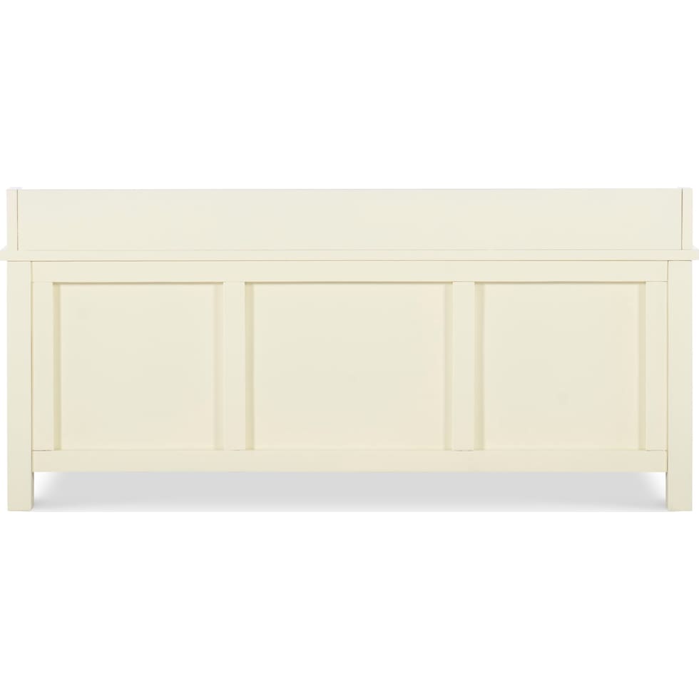 fullerton white bench   