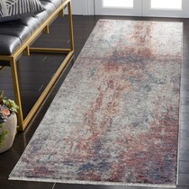 fulton blue brown rug   