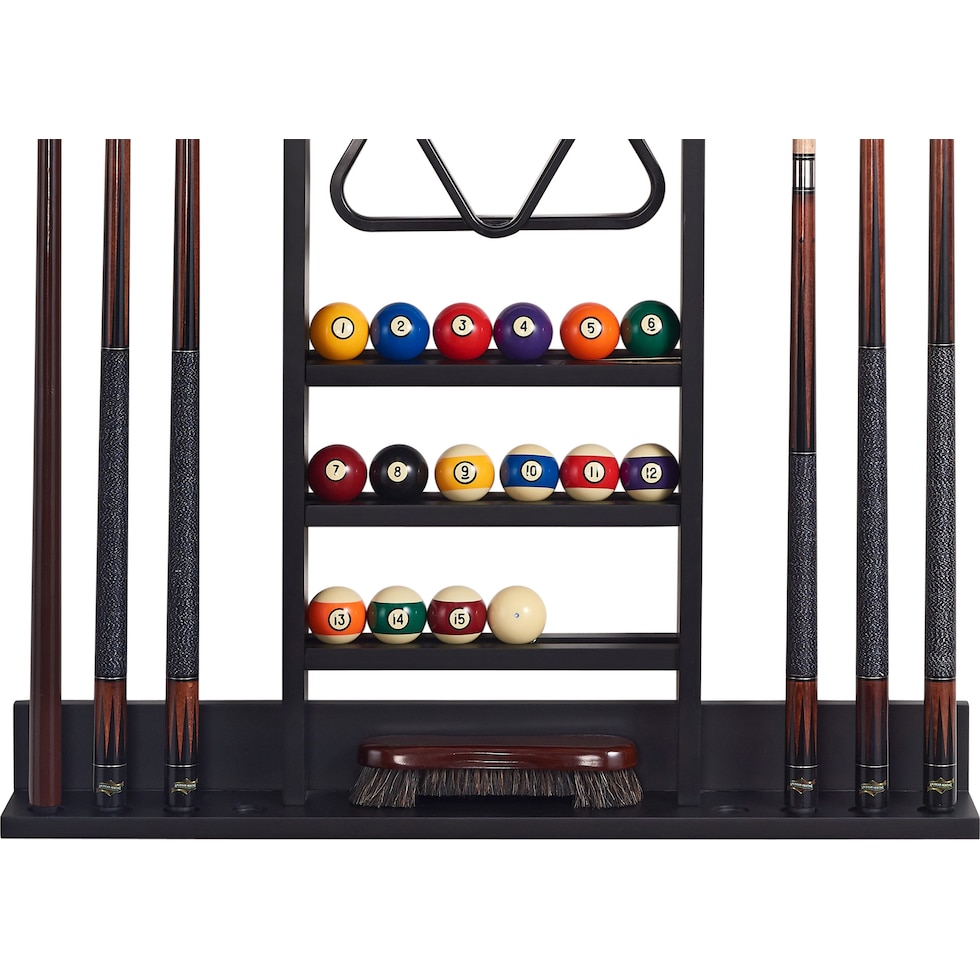 gable black cue rack   