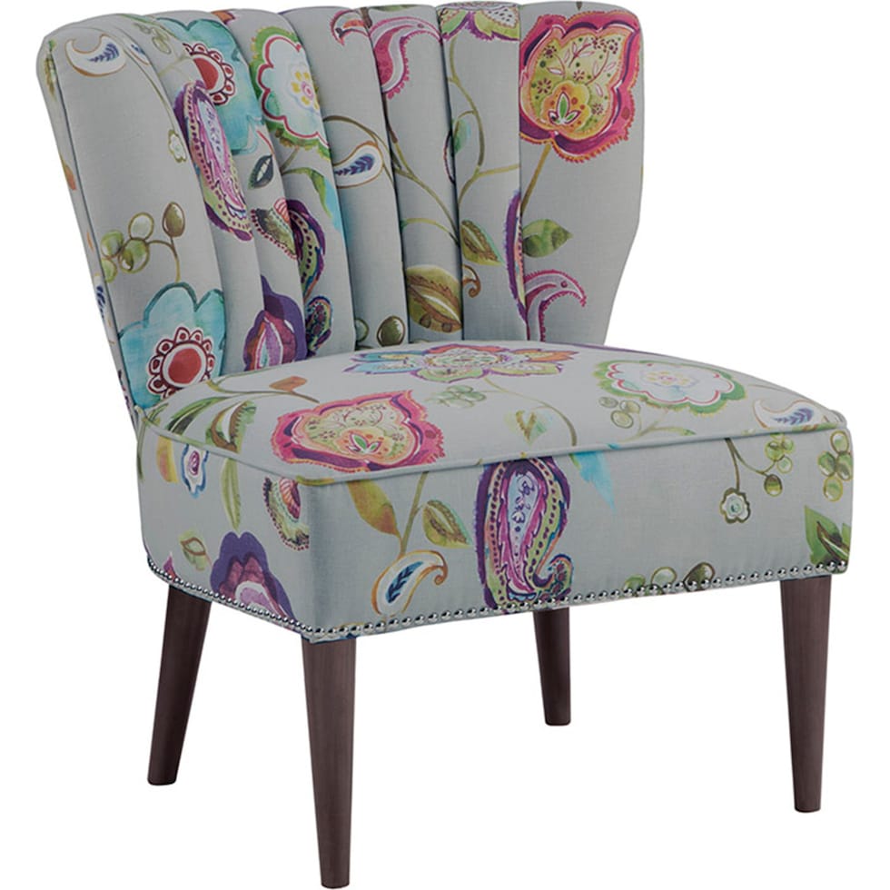 gabrielle multicolor accent chair   