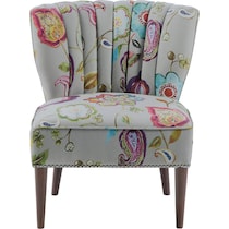 gabrielle multicolor accent chair   