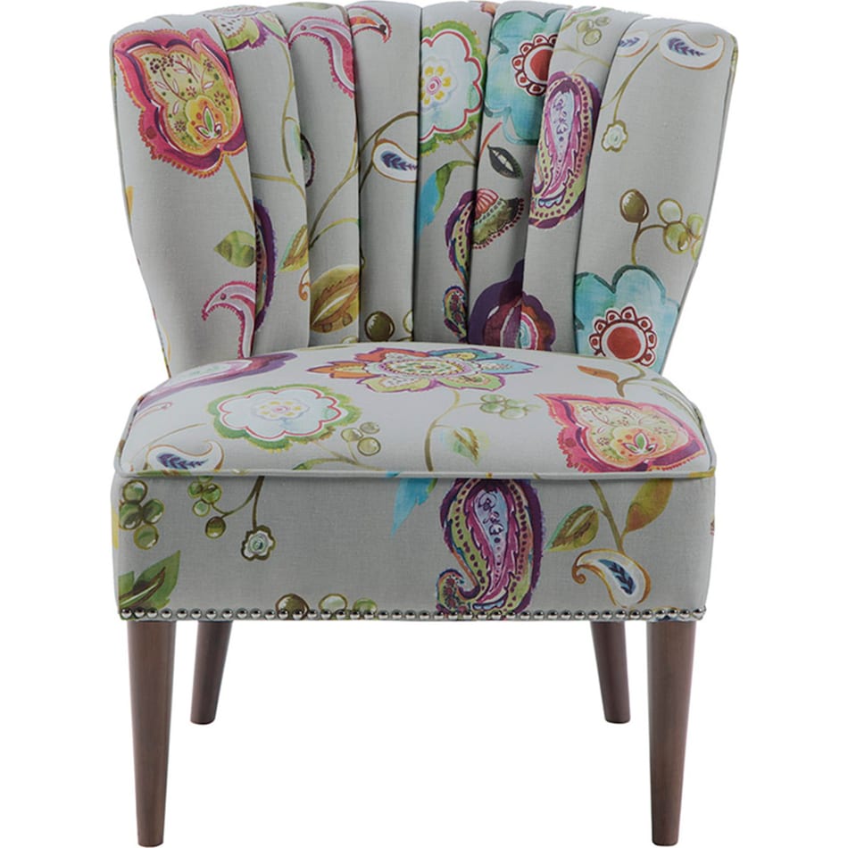 gabrielle multicolor accent chair   