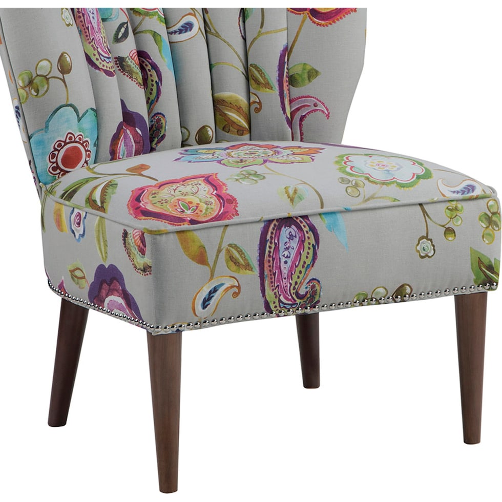 gabrielle multicolor accent chair   