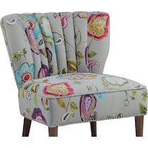 gabrielle multicolor accent chair   