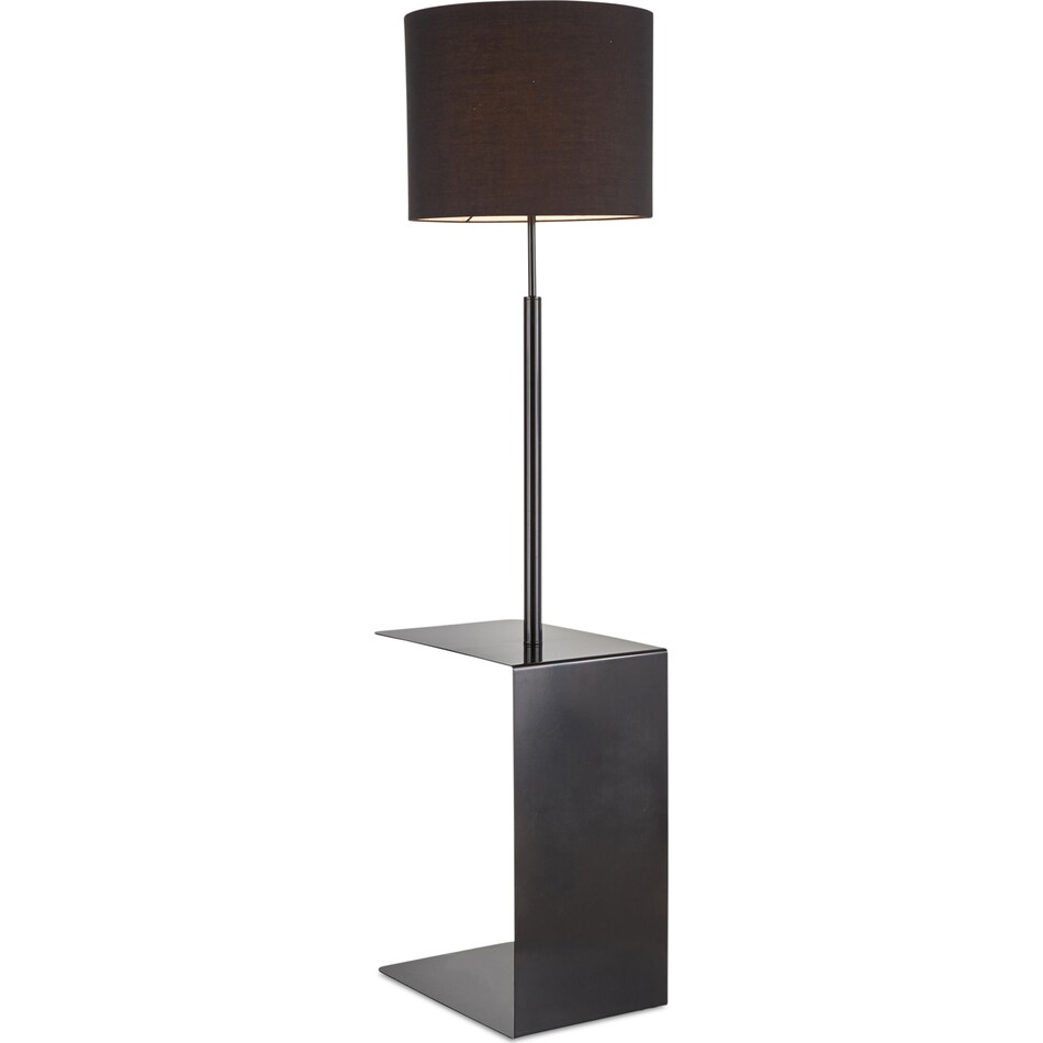 gaff black floor lamp   