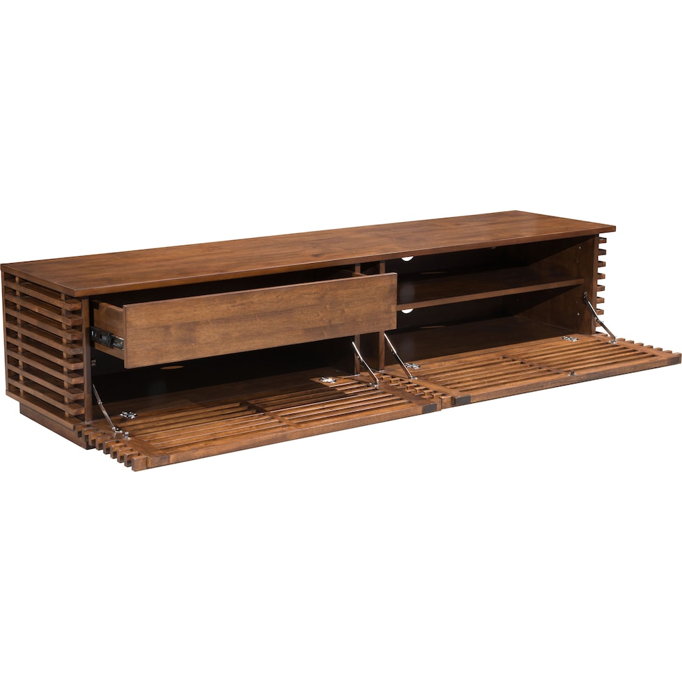 gaff dark brown tv stand   