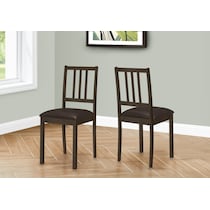 gail dark brown chair   