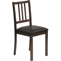 gail dark brown chair   