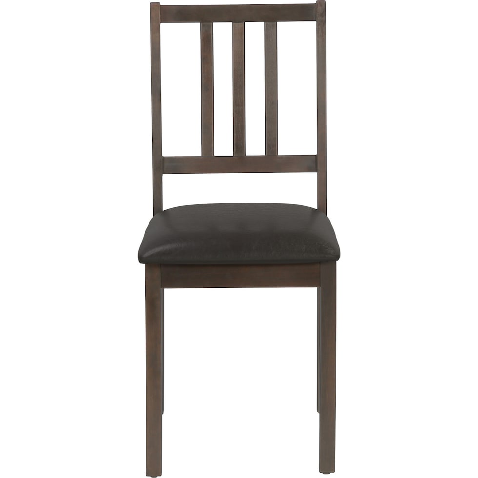 gail dark brown chair   