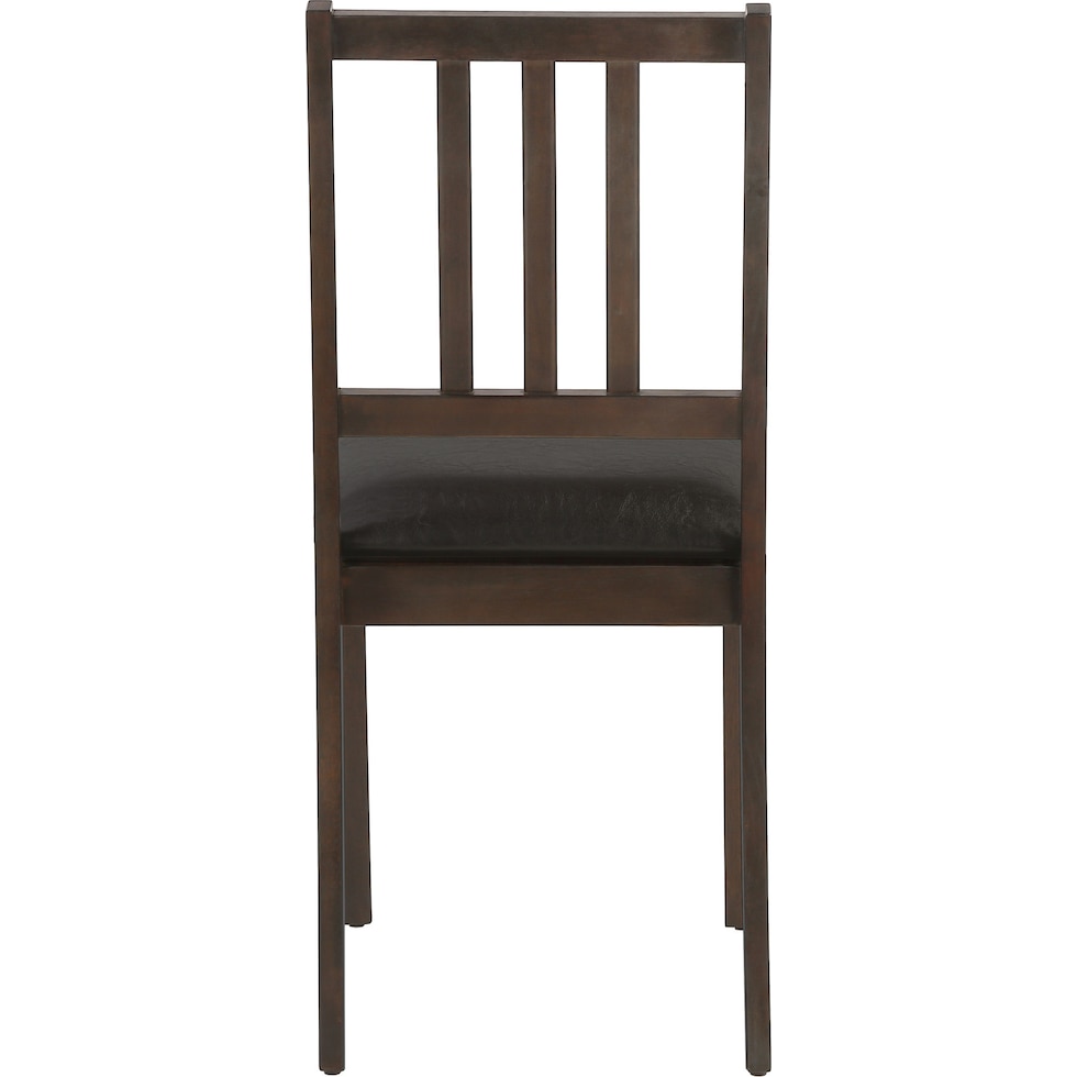 gail dark brown chair   