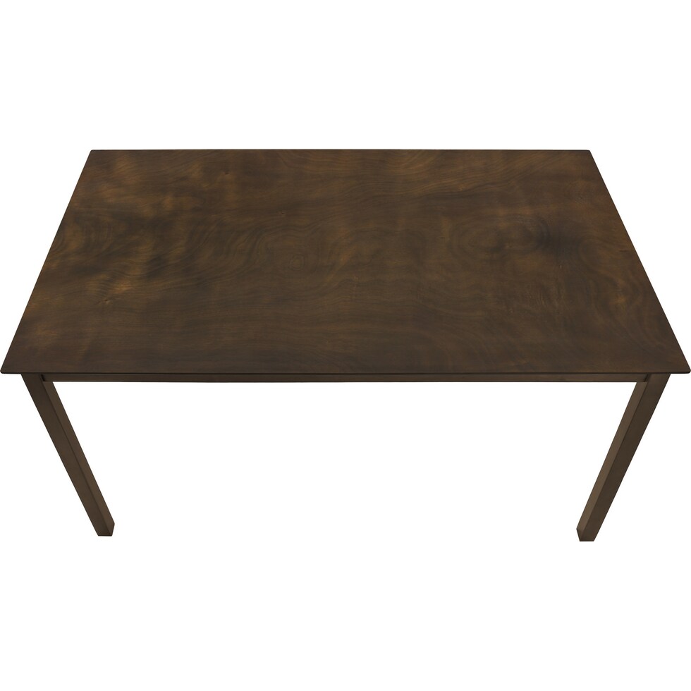 gail dark brown dining table   