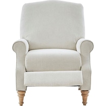 gaines white recliner   