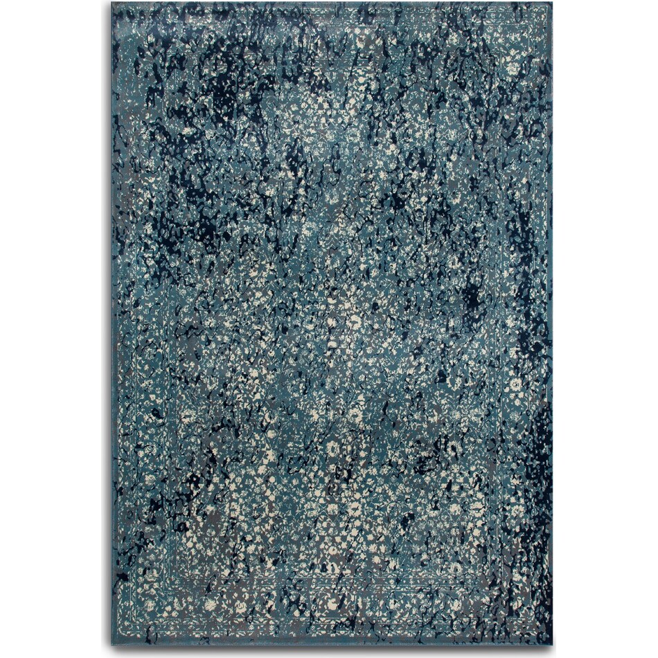 galactic blue area rug ' x '   