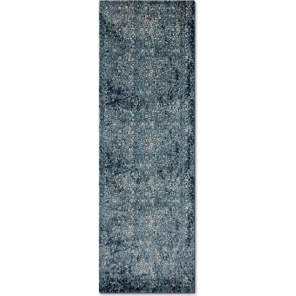 galactic blue rug   